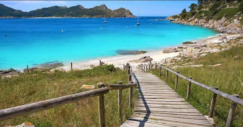 Atico Playa A Xunqueira - Moana, A 15 Min De Vigo 아파트 외부 사진